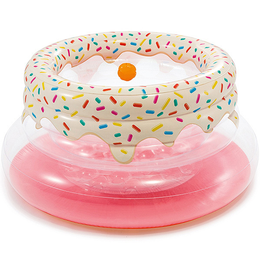 Детский надувной манеж "Пончик" ,127х61 см, INTEX ,арт. 48476