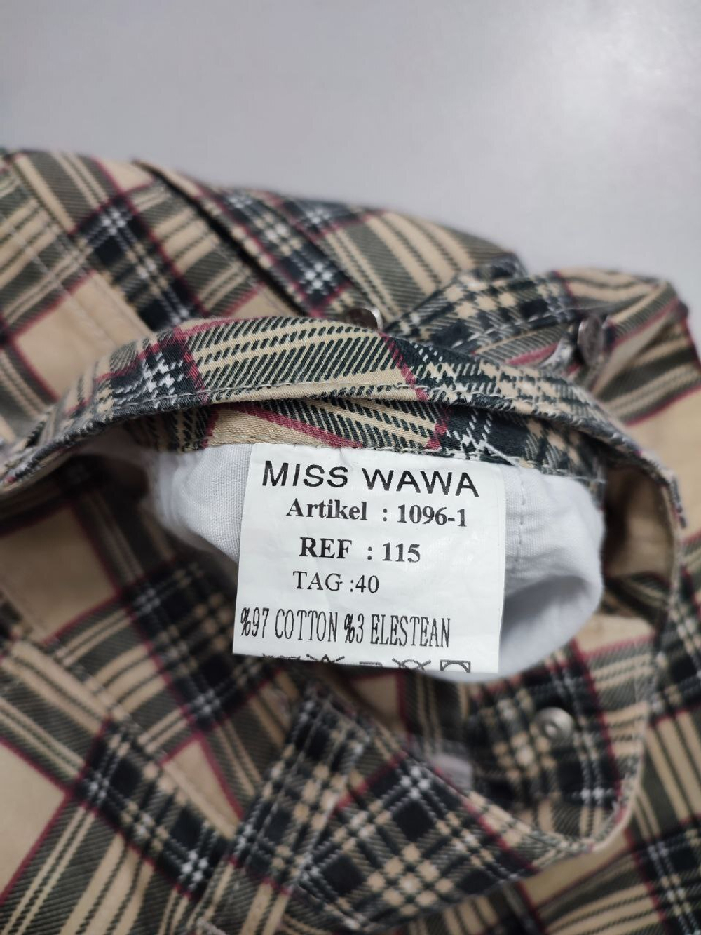 Брюки Miss Wawa в клетку 44/46 размер