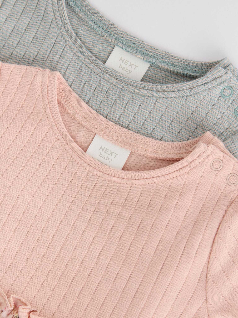 Платье для девочки Next B50-483, 2 шт, Розовый, Голубой