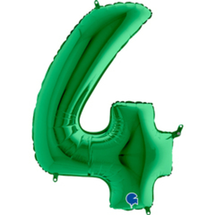 Г 40" ЦИФРА 4 Green Зеленая