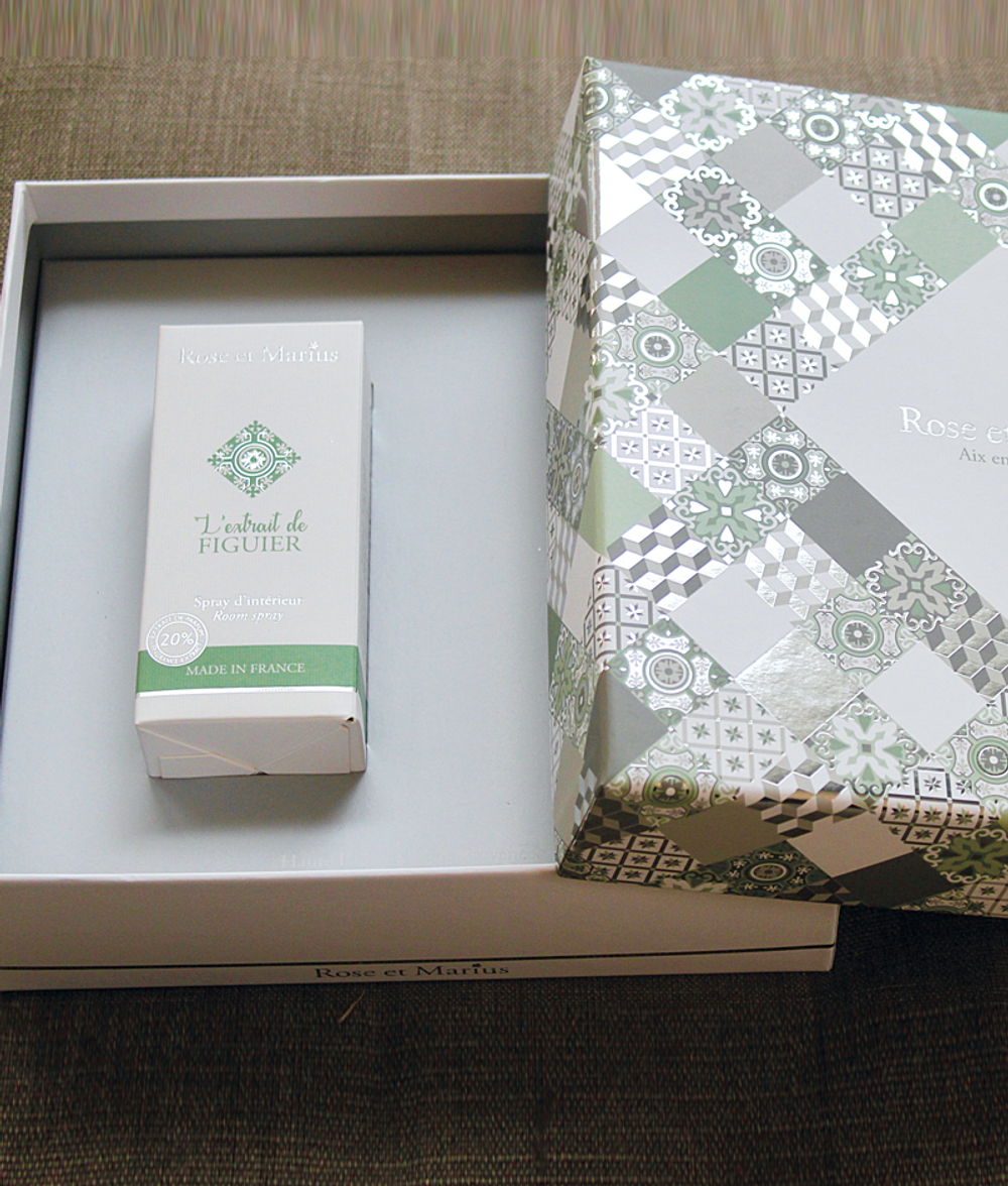Ароматический диффузор и спрей парфюмированный 100мл Rose et Marius Coffret Figuier CAR-FIG