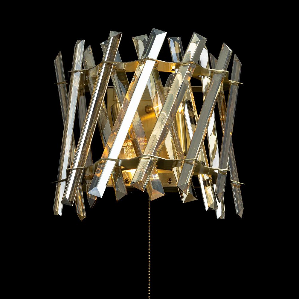 Citilux Ингвар CL334423 Бра хрустальное с выключателем Бронза