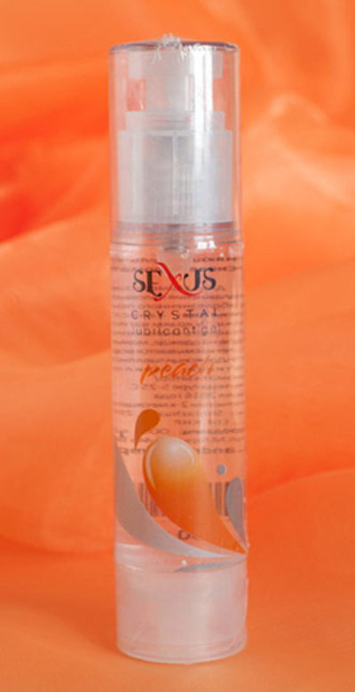 Увлажняющая смазка с ароматом персика Crystal Peach