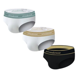 Мужские трусы брифы белые ORLVS OR6221-113