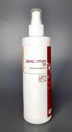 Диасептик-30 - Готовый к применению кожный антисептик, 250мл
