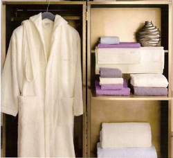 Набор полотенец 2 шт Trussardi Bambu розовый