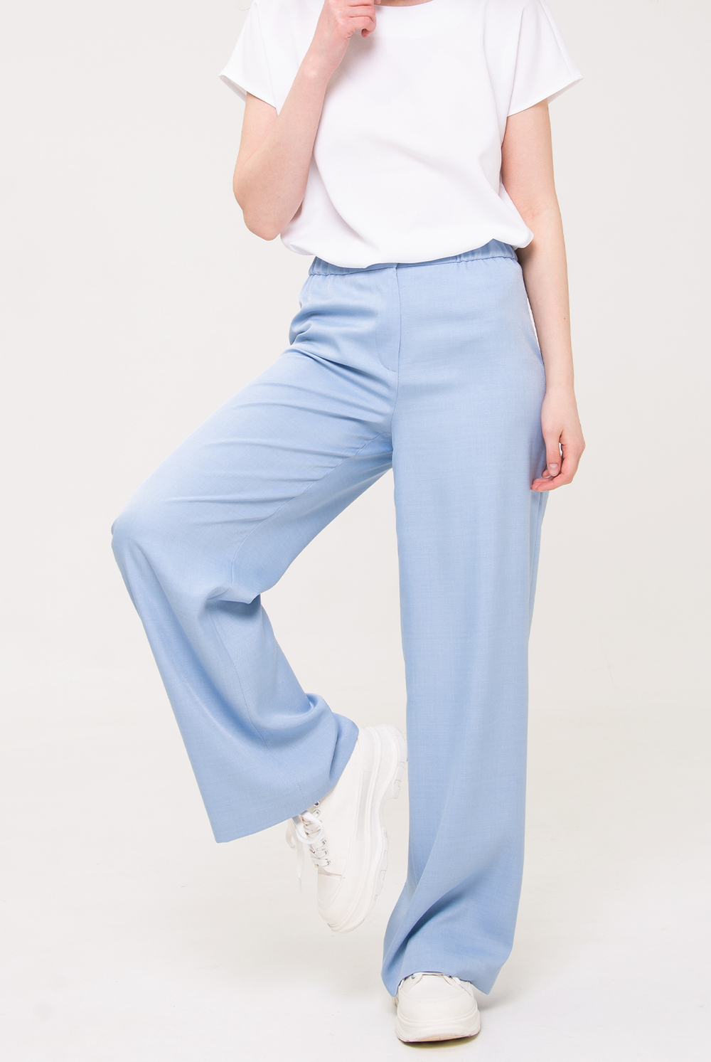 Брюки женские 3393ВЕБ, голубой #479Гол023393ВЕБ