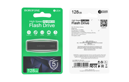 USB карта памяти BOROFONE BUD4 128ГБ USB 3.0