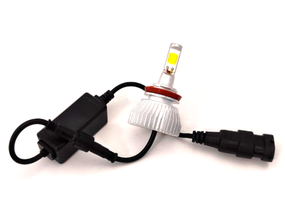Светодиодные лампы H11/H8/H9 C6 COB, 9-36V, 30W, 3000LM (комплект 2шт)