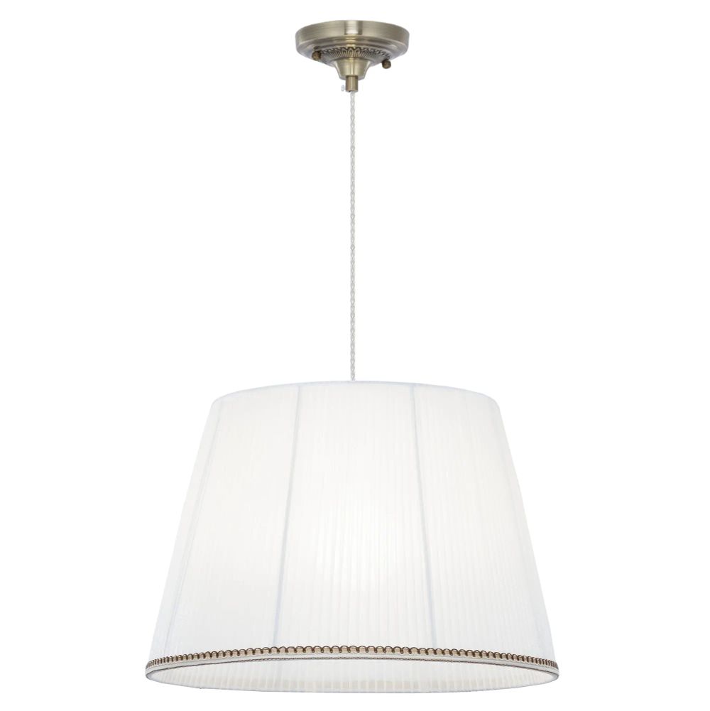 Citilux Вена CL402030 Подвесной светильник бронза с белым абажуром