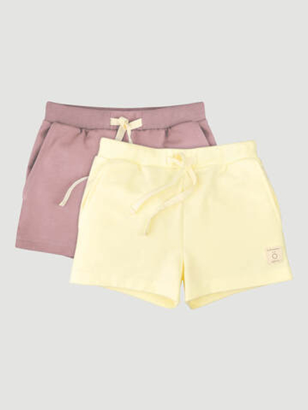 Шорты Mjölk Light Yellow/Desert Rose, сет 2 шт.