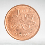 Canada, 1 Cent, 1998 – Elizabeth II (Third Portrait), XF