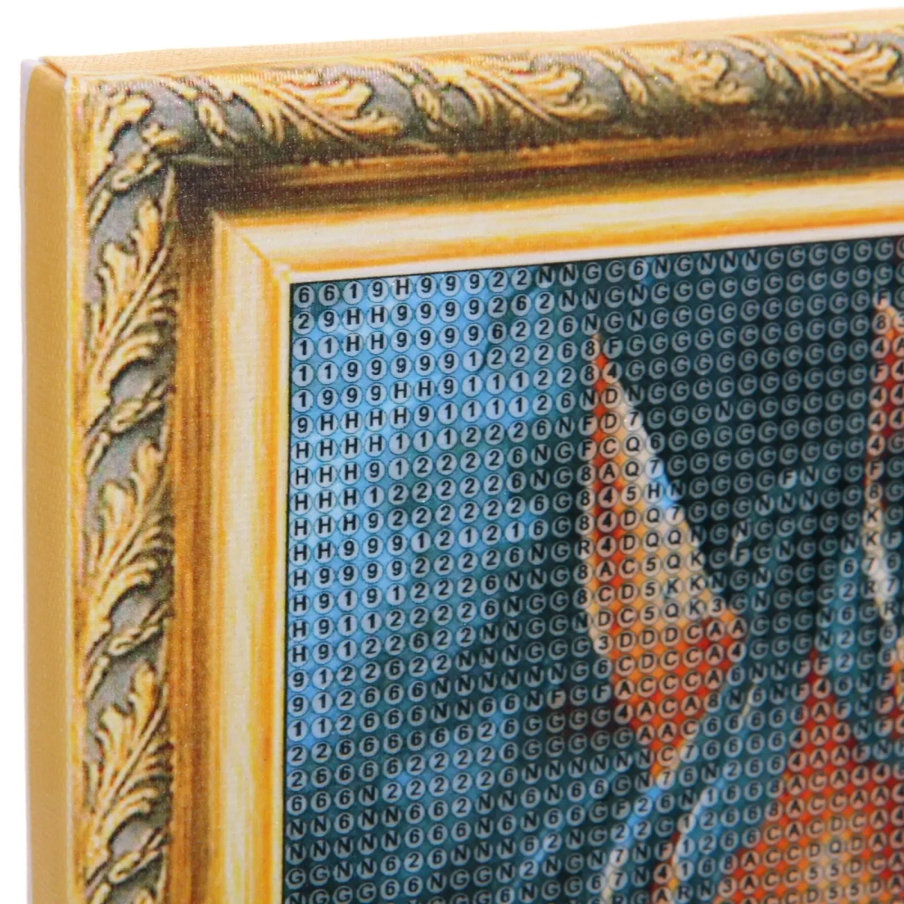 Алмазная мозаика на подрамнике с полным заполнением «МИР ЯРКИХ КРАСОК», Гнедая, 20*30 см