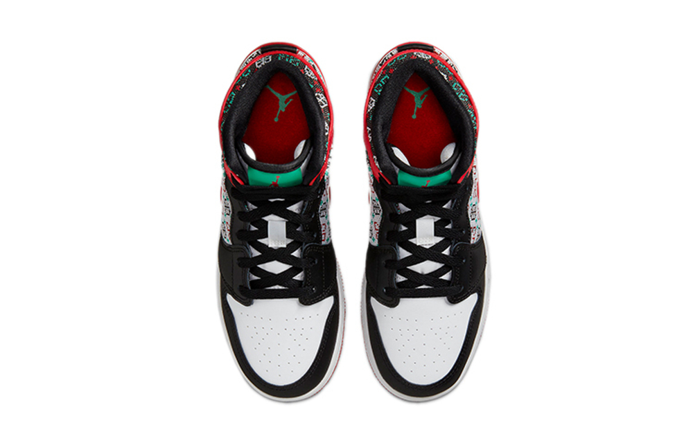 Jordan Air Jordan 1 Ugly Christmas Sweater GS Hyper Sneakers