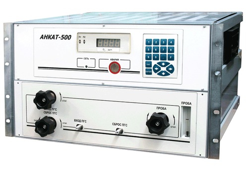 АНКАТ-500 газоанализатор микроконцентраций кислорода электрохимический стационарный