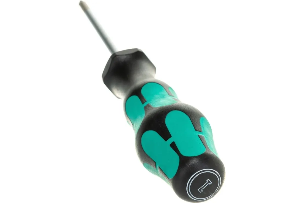 Отвёртка крестовая Wera, PZ 1 x 80 мм, WE-009310