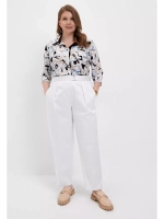 Брюки белые летние из хлопка