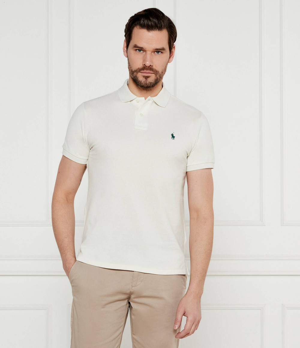 Поло POLO RALPH LAUREN - кремовый(710680784)