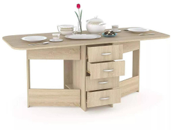 Глория 606 М стол-тумба Дуб сонома