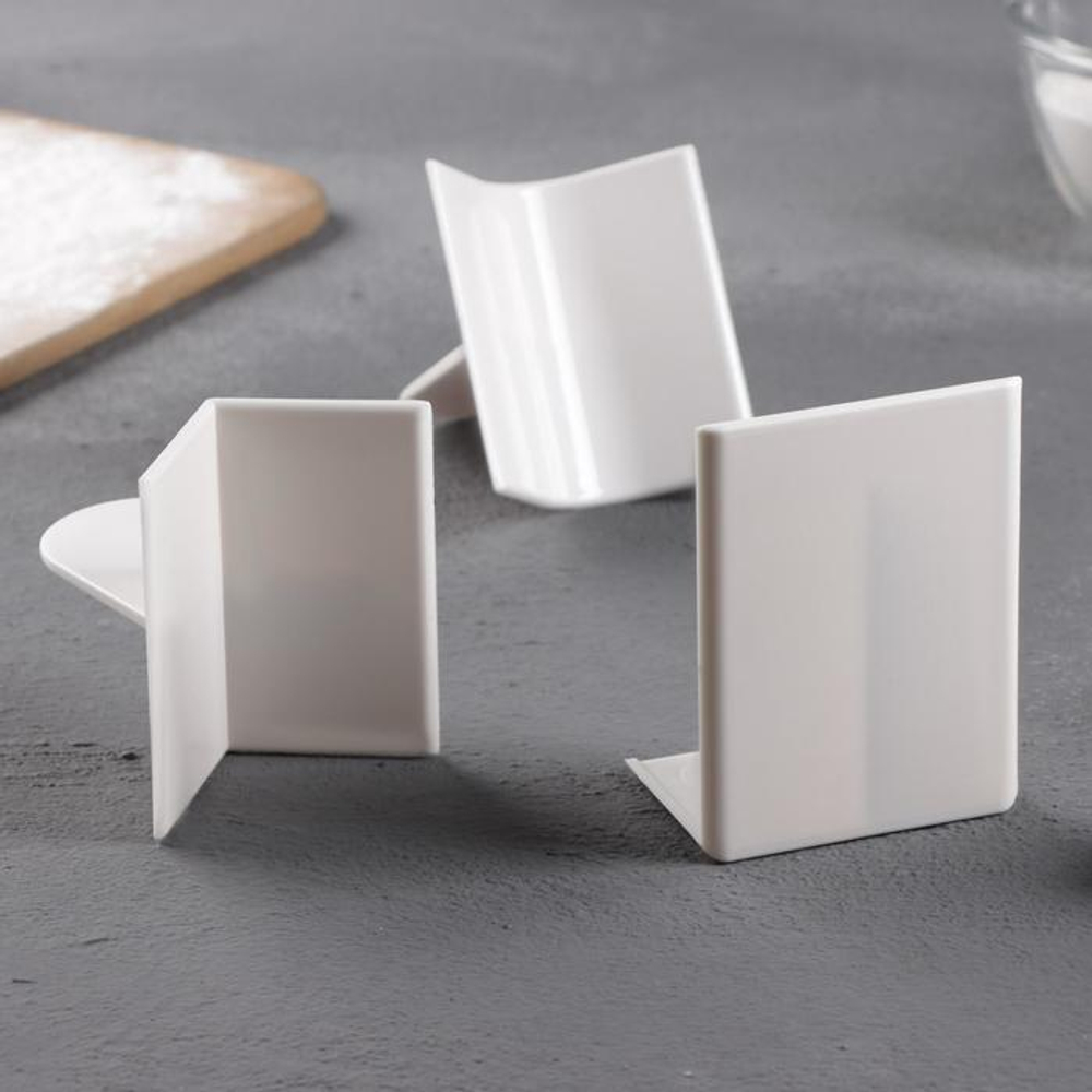 Набор скребков угловых кондитерских, 3 шт