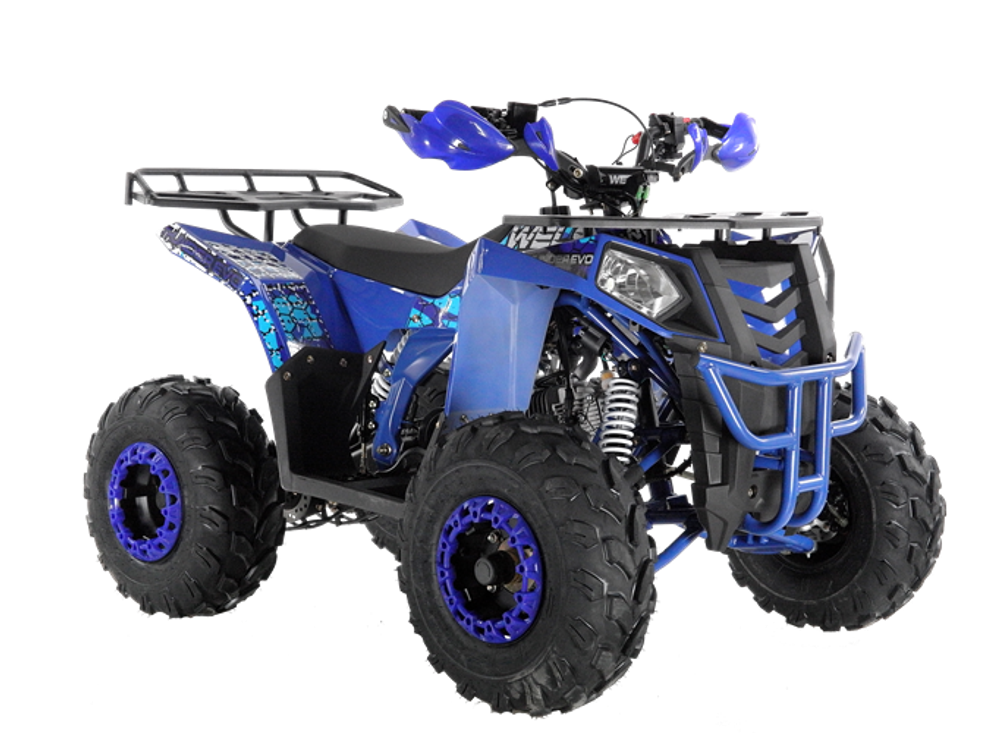 Квадроцикл Wels Thunder EVO 125 куб/см 10 л.с колеса 8" цвет синий