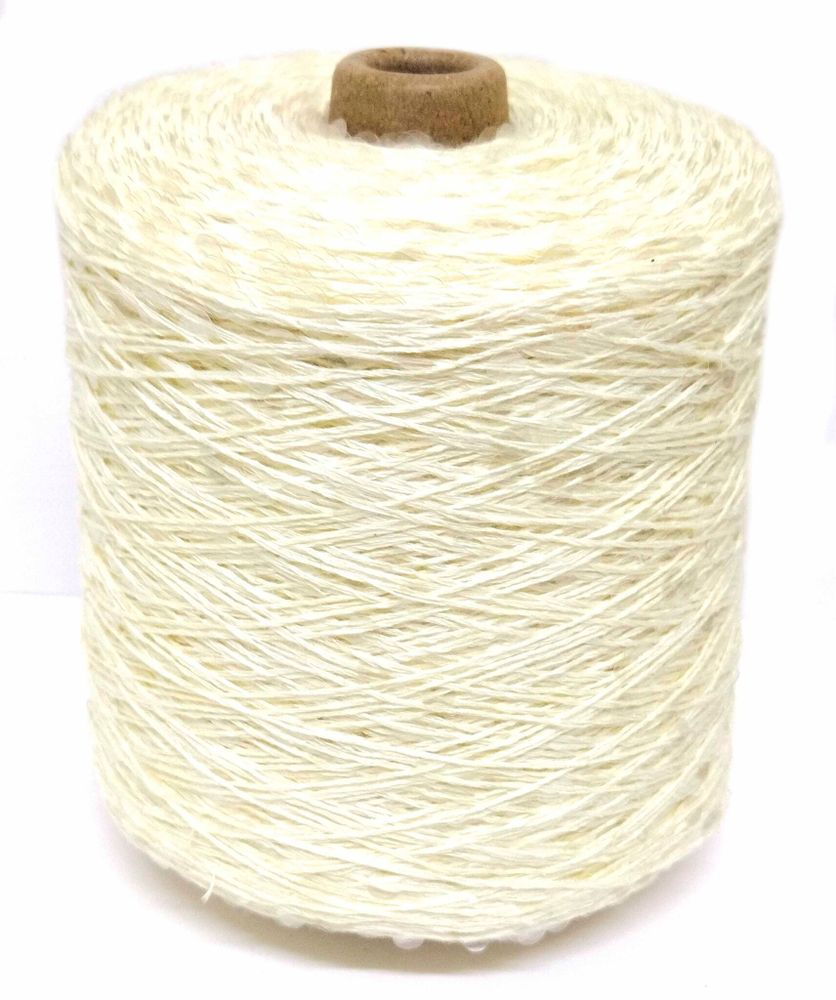 Пряжа Shine Pail (98% хлопок 2% пайетки) 220 м/100 гр (169/молочный)