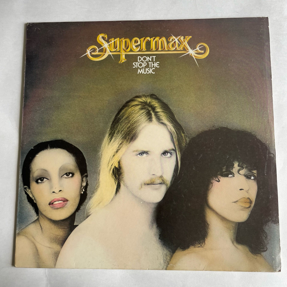 Винтажная виниловая пластинка LP Supermax Don't Stop The Music (Германия 1977)