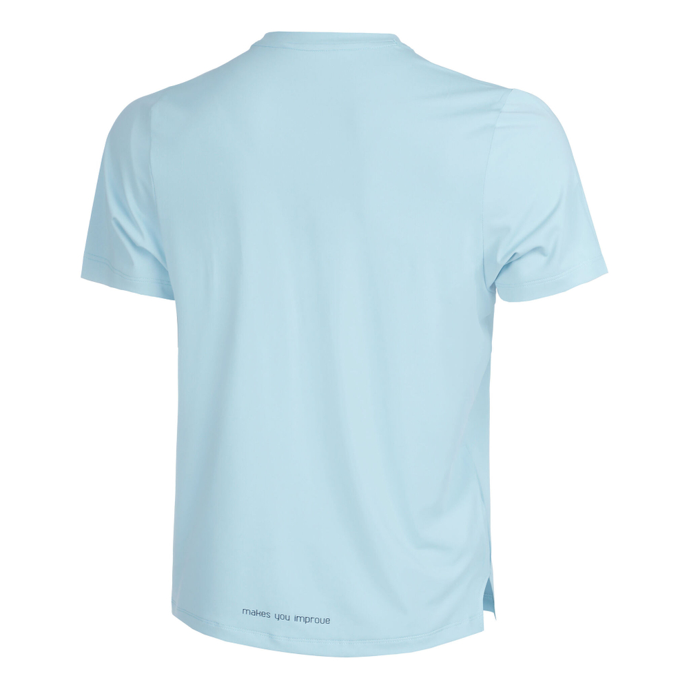 Мужское теннисное поло NOX Pro Tee T-Shirt Men - Light Blue