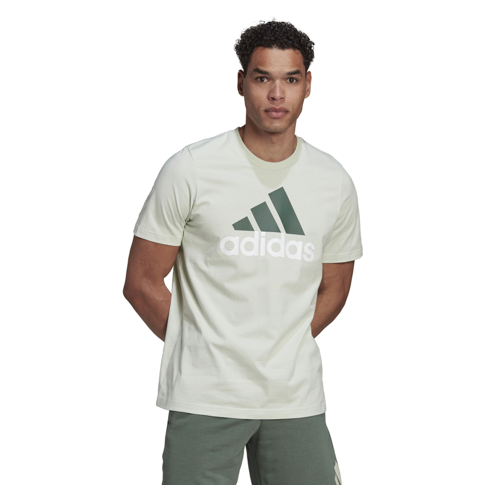 Мужское теннисное поло adidas Big Logo Single Jersey T-Shirt Men - Green