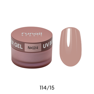 Гель моделирующий UV BUILDER GEL Runail Expert №114, 15г банка