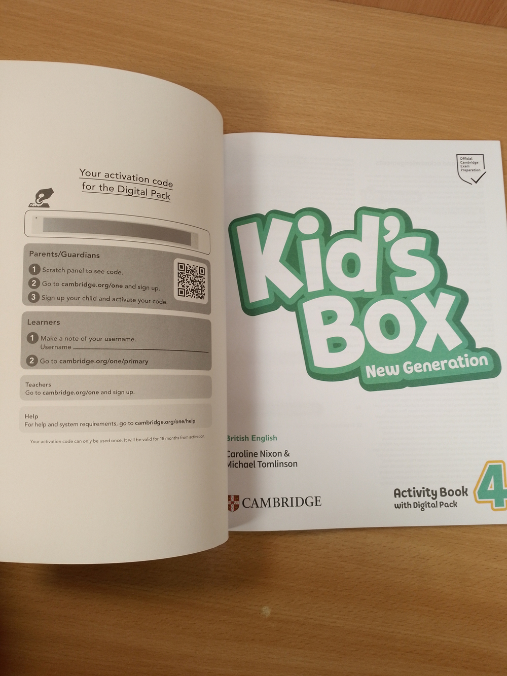 Kid's Box New Generation Level 4 Activity Book with Digital Pack