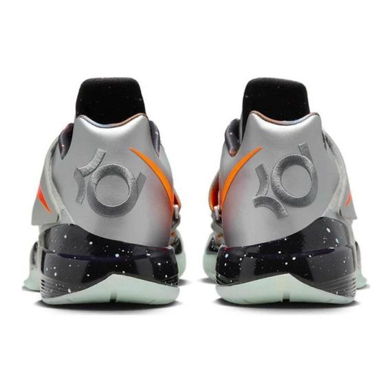 NIKE KD 4 Баскетбольные кроссовки Низки Черно-серебристые Мужские