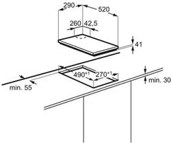 Газовая варочная панель Electrolux EGC3322NVK