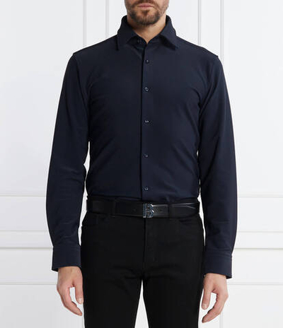 Рубашка P-HANK-kent-C1-222 BOSS BLACK - темно-синий(50503111)