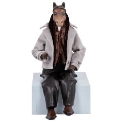 Кукла интерьерная коллекционная Конь Мистер Льюис