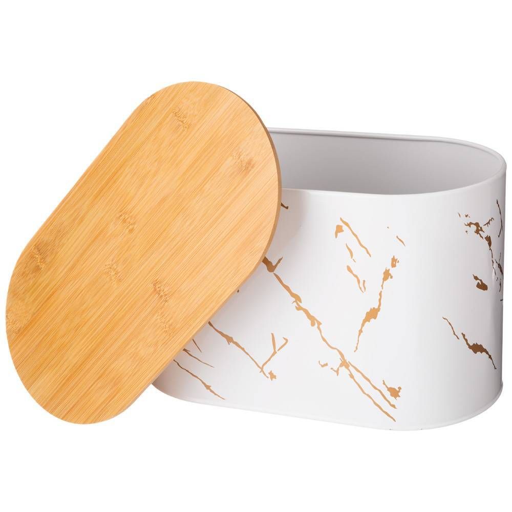 НАБОР AGNESS "FANTASY" 2 В 1 ХЛЕБНИЦА 10 Л 34*18*20 СМ, БАНКА ДЛЯ СЫПУЧИХ 1,3 Л 11*15,5 СМ 3 ШТ