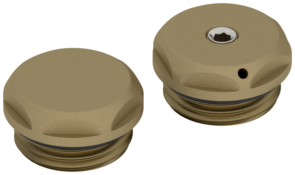 Спускной клапан с заглушкой Сунержа d 25 мм  (G 1/2" НР)