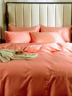 Пододеяльник Milky Garden "Orange" евро на молнии 200х215 см