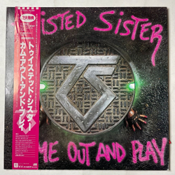 Винтажная виниловая пластинка LP Twisted Sister Come Out And Play (Japan 1985) (Obi)