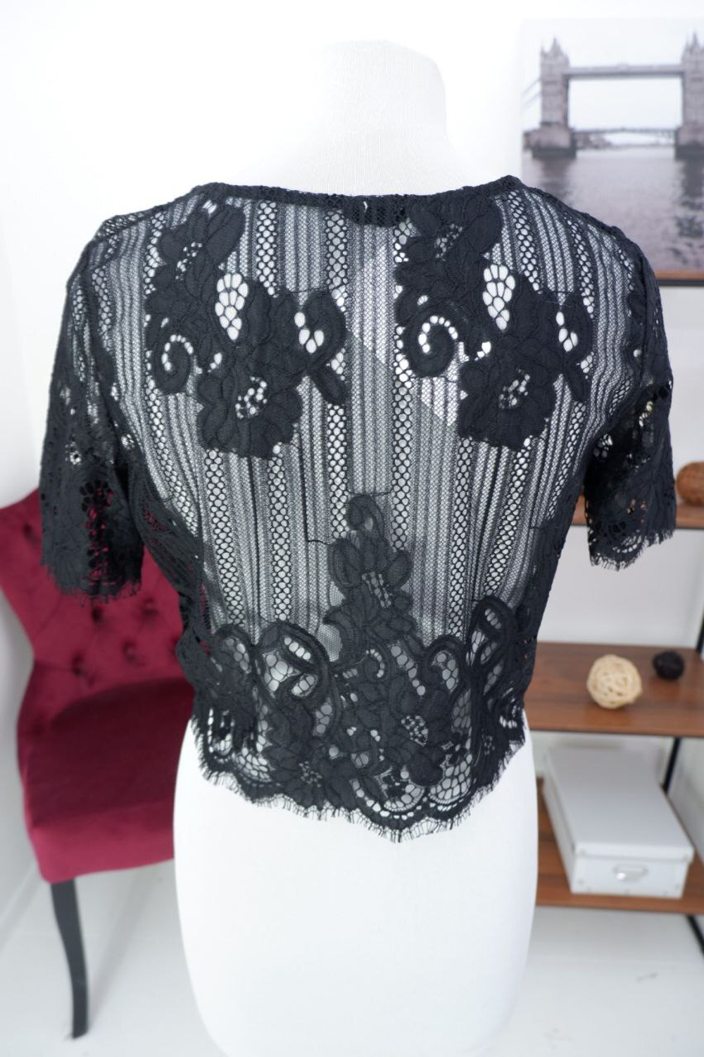 Футболка Oysho кружевная 46 размер