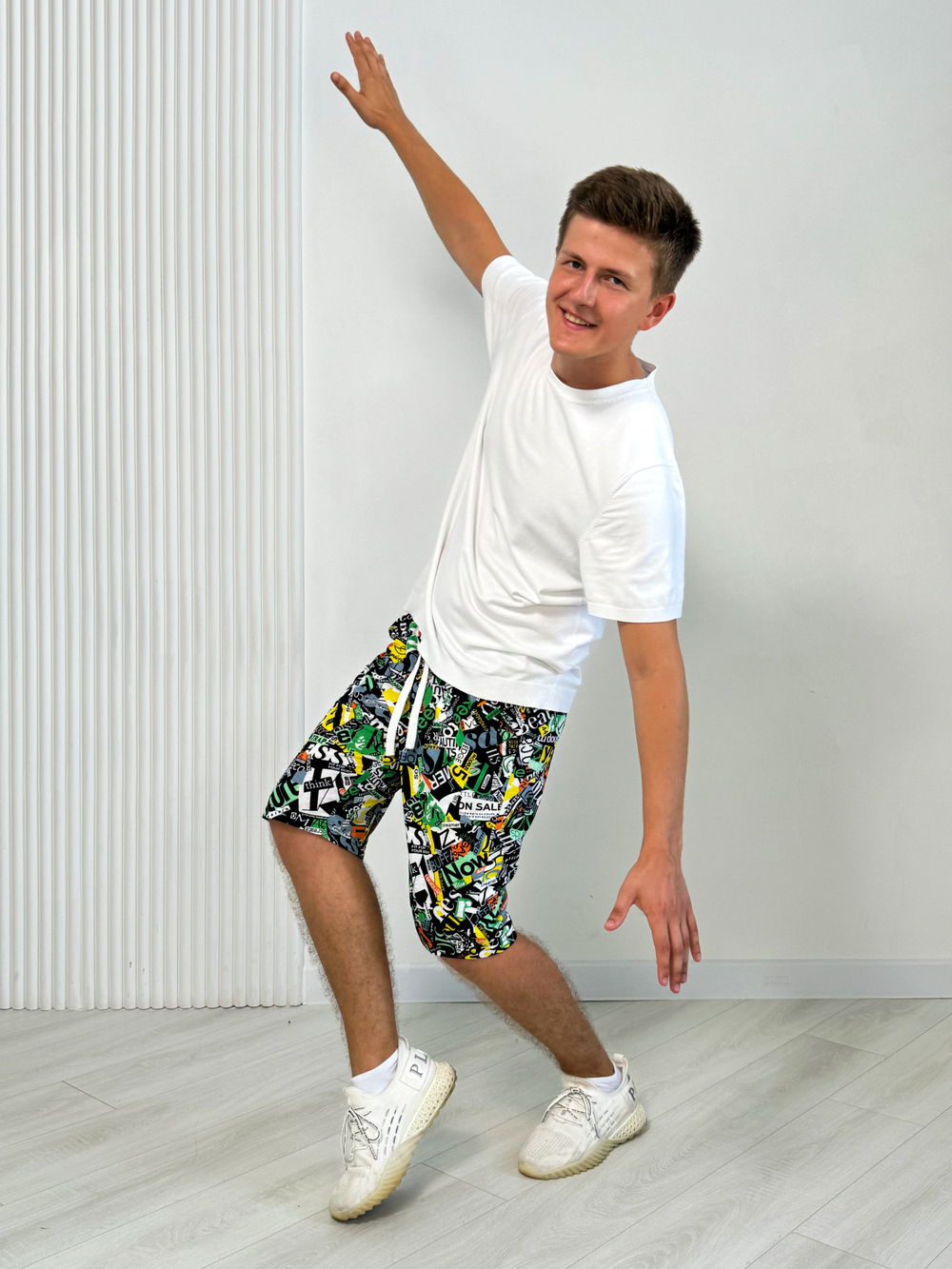 Шорты для мальчика подростковые "Слова"