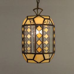 Citilux Фасет CL441111 Подвесной светильник витражный Бронза