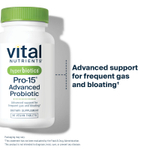 Vital Nutrients, Hyperbiotics®, Pro-15®, улучшенный пробиотик, 30 веганских таблеток