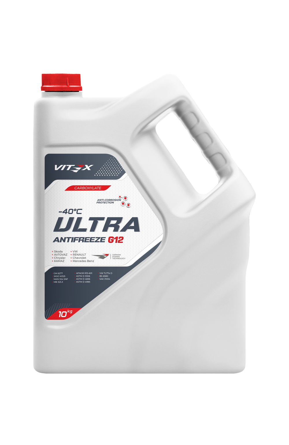 Антифриз «Vitex G12-40 Ultra G» 10кг красный