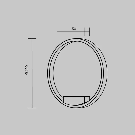 Настенный светильник (бра) Рим / Rim 3000-4000К 24Вт Maytoni mod058wl-l25wk