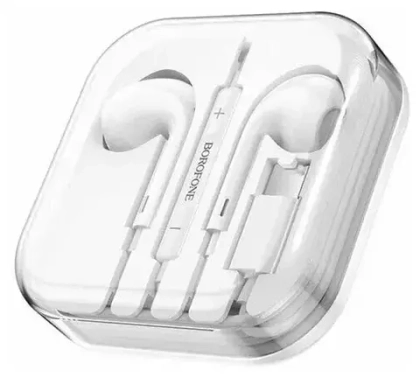 Наушники Borofone B30 Max с МК type-C white