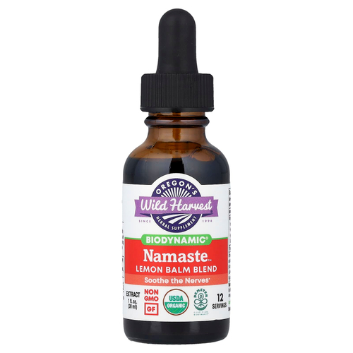 Oregon's Wild Harvest, Biodynamic®, Namaste™, смесь мелиссы лекарственной, 30 мл (1 жидк. унция)