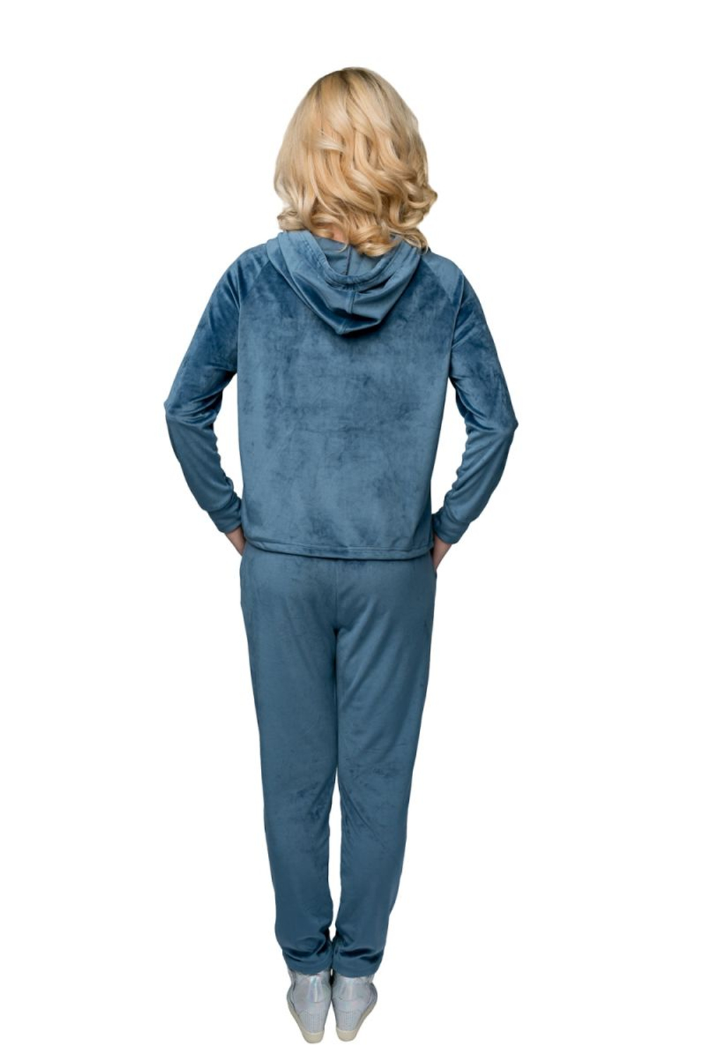 Спортивный костюм с аппликацией из пайеток (Размер: S) (Цвет: черный)