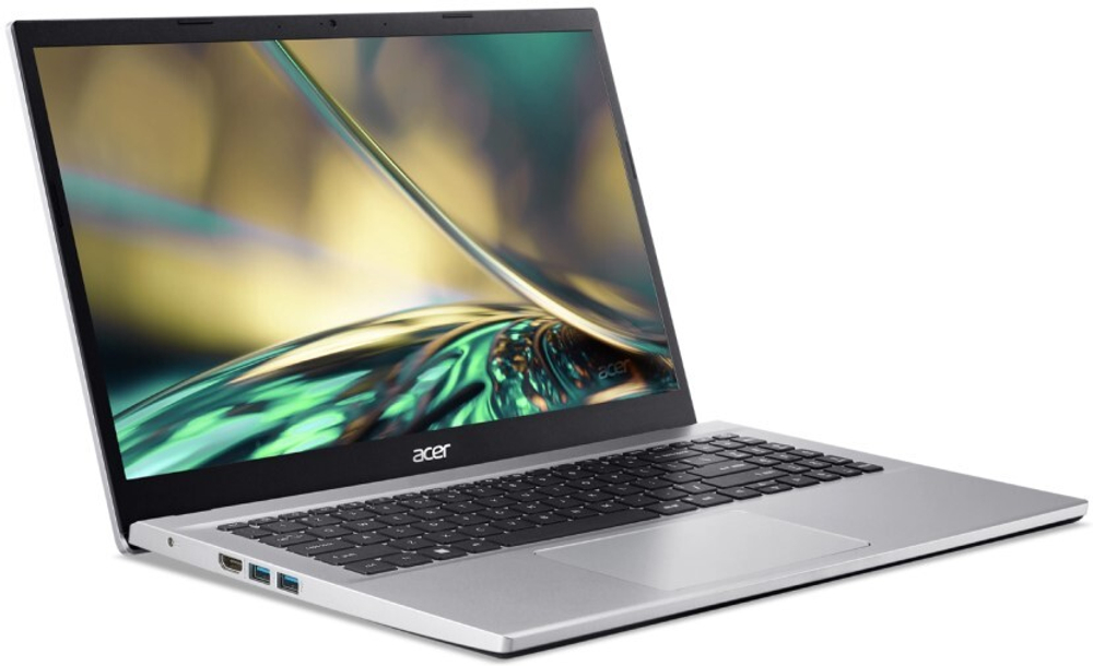 Ноутбук  Acer Aspire 3 A315-59-39S9 15.6 ", Core i3, 8 Гб RAM, 256 Гб SSD, UHD Graphics, Серебристый