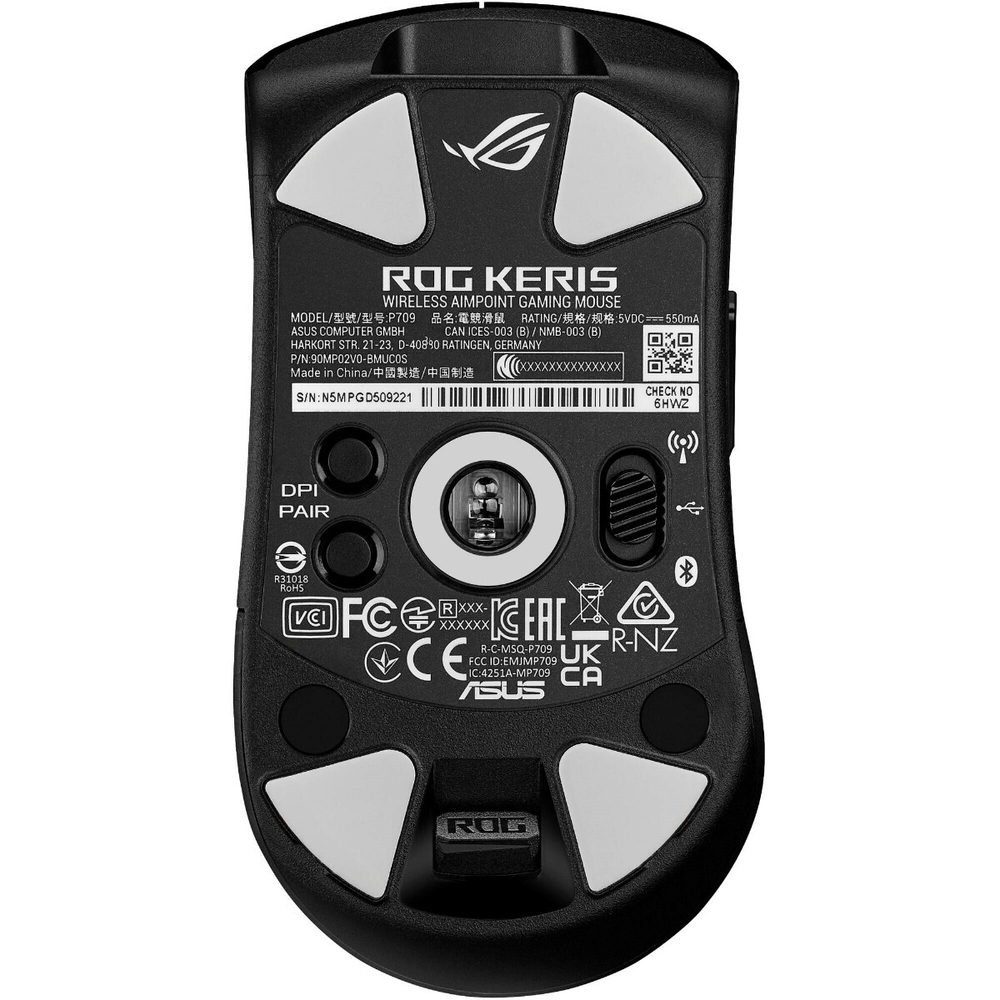 Мышь ASUS ROG Keris Wireless AimPoint, Black